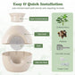Smart Plant-Inspired Cat Litter Box - High-Tech Hidden Design with Electronic Deodorizer, UV Sterilization & Automatic Odor Control - The Max & Rex Collection