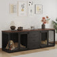 Furniture Style Wooden Dog Crate with 3 Drawers