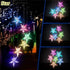 Solar Garden Wind Chime – LED Color-Changing Lights with Crystal Ball & Hummingbird Design - The Max & Rex Collection