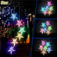 Solar Garden Wind Chime – LED Color-Changing Lights with Crystal Ball & Hummingbird Design - The Max & Rex Collection