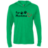 Fur Momma Tri-Blend Hooded T-Shirt – Soft Unisex Hoodie with Paw Print & Heart - The Max & Rex Collection