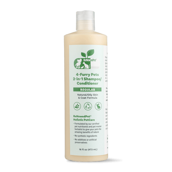 4-FURRY PETS 2-IN-1 *REGULAR SHAMPOO & CONDITIONER - The Max & Rex Collection