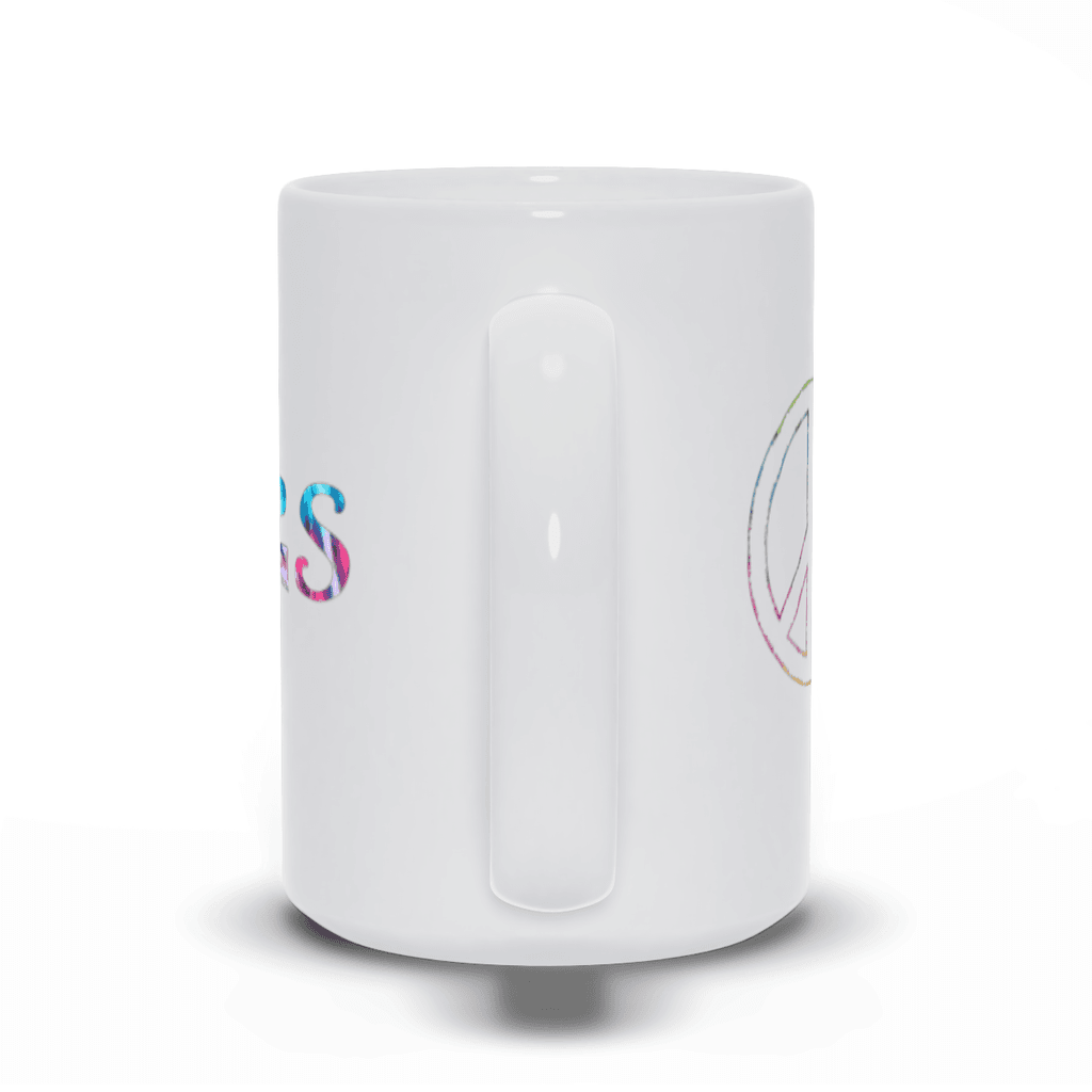Peace, Love, Dogs Mug – Dog Lover’s Coffee Cup with Paw Print Heart - The Max & Rex Collection